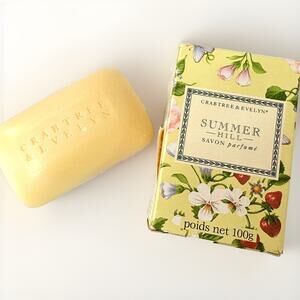 Rare New CRABTREE & EVELYN Summer Hill Scented Bath Soap Bar 3.5 Oz England